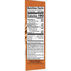 Close-up of a chocolate peanut butter Special K bar