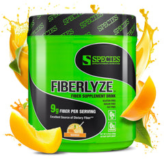 Species Nutrition Fiberlyze mango powder ready to mix for smooth digestion.