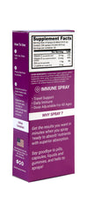 Spectraspray label highlights non-GMO ingredients and clean formulation