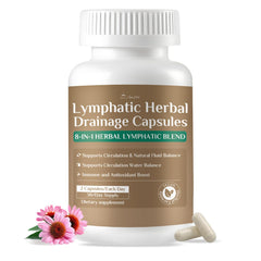 SpenHerb Lymphatic Drainage Capsules bottle for daily circulation balance.