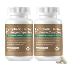 SpenHerb lymphatic drainage capsules bottle supports daily balance and comfort.