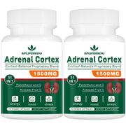 Spliferkou adrenal support bottle and capsules for balanced cortisol and steady energy