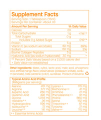 SpoiledChild label closeup emphasizes the liquid formula with collagen and vitamin C.