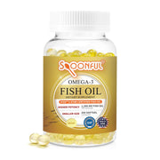 Spoonful Mini Omega 3 bottle shows compact size for easy daily use