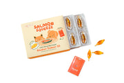 Spoonful Salmon Squeeze bottle with wild Alaskan salmon oil for a shiny coat.