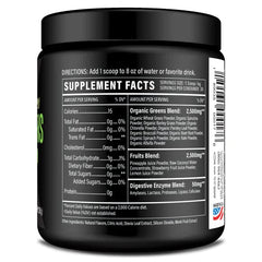 Sport Formula 99 Organic Greens powder pouring into glass convenient green juice