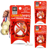 SportLegs trial pack close-up showing compact pre-workout support for endurance.
