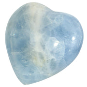 Sportmusies blue celestite heart stone for calming home decor