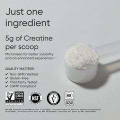 Creapure purity label on Sports Research jar signals high-quality creatine monohydrate.