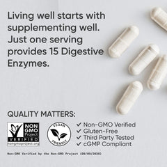 Sports Research Digestive Enzymes with probiotics and ginger visual highlight gut-friendly formula