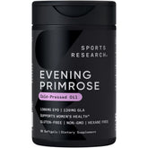 Sports Research Evening Primrose softgel bottle for daily wellness support