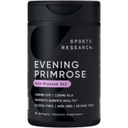 Sports Research Evening Primrose softgel bottle for daily wellness support