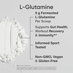 Athlete using Sports Research L-Glutamine during gym routine.