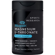 Sports Research Magtein bottle-front view highlighting brain support product
