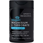 Sports Research Magtein capsules in a bottle support brain health and focus.