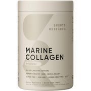 Sports Research marine collagen bottle for easy daily intake.