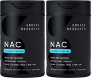 Sports Research NAC 600mg bottle with lemon aroma supports daily antioxidant activity