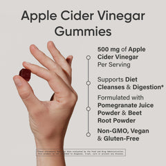 Sports Research Organic ACV Gummies jar – USDA Organic and vegan certified.