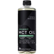 Sports Research Organic MCT Oil bottle for flavorless coffee and smoothies.