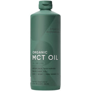 Sports Research Organic MCT Oil bottle on kitchen shelf for ketosis-friendly fueling