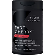 Sports Research Tart Cherry Capsules bottle displayed for everyday active use