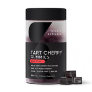 Sports Research Tart Cherry Gummies bottle for convenient post-workout recovery.