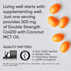 Vegan Plantgel softgels for CoQ10 without carrageenan