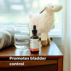 SPRIGS Kids Stay Dry herbal blend ingredients highlight natural bladder support.