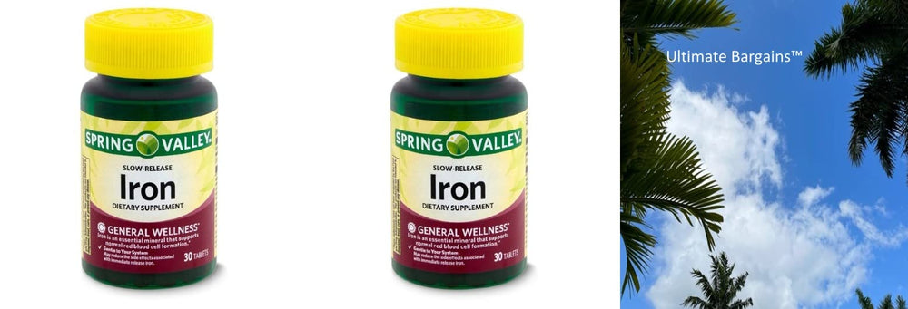 Spring Health slow-release iron bottle supports steady daily iron intake