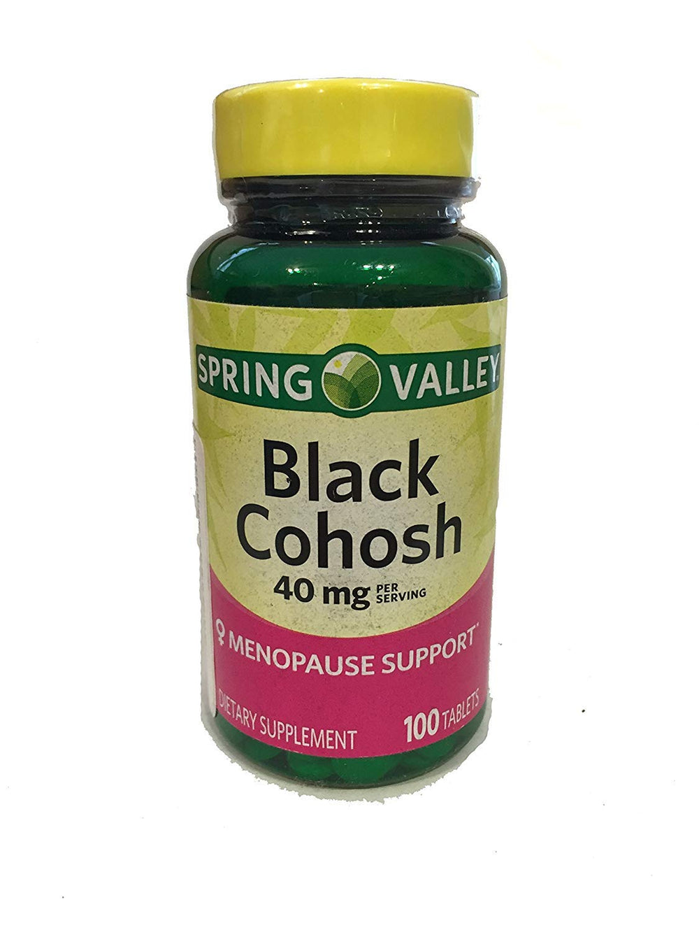 Spring Valley Black Cohosh Extract bottle for menopause support