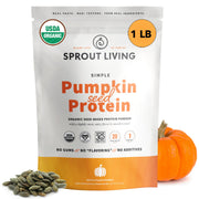 Sprout Living pumpkin seed protein powder bag for quick, protein-rich meals.