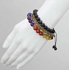 SPUNKYsoul bracelet with clear citrine bead for mood lift and focus.