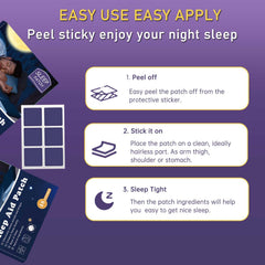 Soft hypoallergenic adhesive close-up on Sqie Sleep Patch