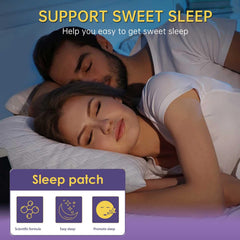 Sqie Sleep Patches applied to forearm for a non-pill sleep aid