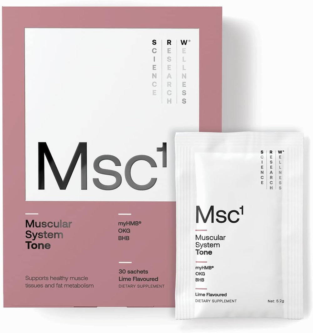 SRW MSC1 Tone sachets packaging ready for daily use and on-the-go convenience