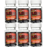 STACKER 2 Black Jax bottle front showing the energy-boosting capsules for daily use.
