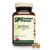 Standard Process Bio-Dent bottle with tablets for bone health support