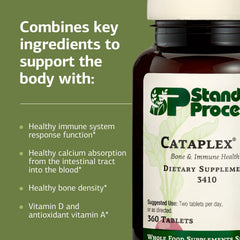 Cataplex D label shows 1,600 IU vitamin D for immune and bone support