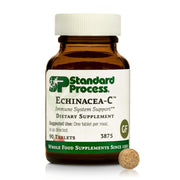 Standard Process Echinacea-C bottle front view for daily immune support.
