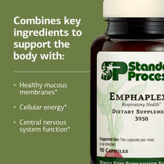 Standard Process Emphaplex capsules being poured into a hand.