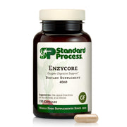 Standard Process Enzycore bottle front for daily digestive support.