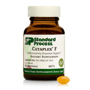 Standard Process Flax Oil Plus bottle front highlighting omega 3 for skin and hair support