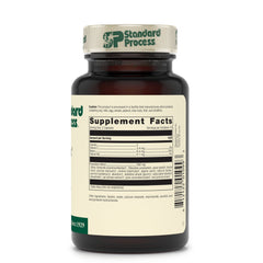 Standard Process Gastrex label detail with vitamin and ingredient notes.
