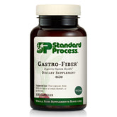 Standard Process Gastro-Fiber bottle with capsules for daily digestive support.