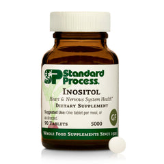 Standard Process Inositol bottle highlighting nervous system support potential