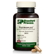 Standard Process Neuroplex bottle front highlighting brain health support