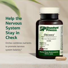 Standard Process Orchex capsules close-up for daily nervous system support