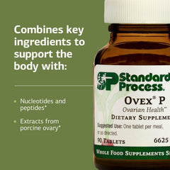 Detailed label of Ovex P showing ingredients and certifications.