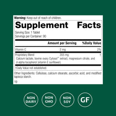 Standard Process Ovex tablets close-up, ready to support daily health routines.