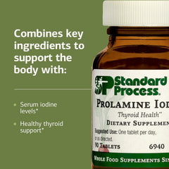 Back label on Prolamine Iodine bottle with iodine content